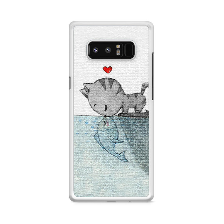 cat fish Samsung Galaxy Note 8 Case