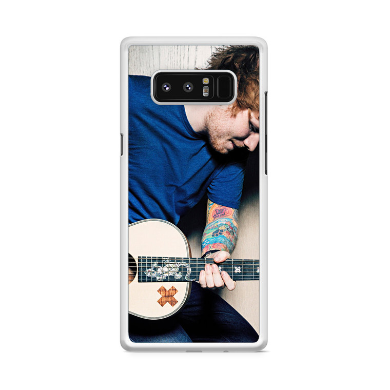 Ed Sheeran And His Guitar Samsung Galaxy Note 8 Case