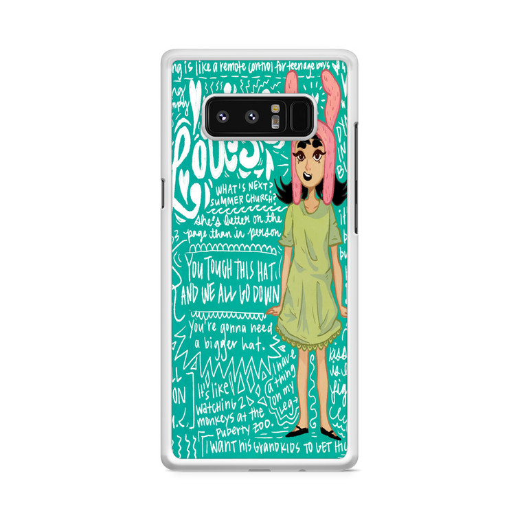 Geez Louise Bobs Burgers Samsung Galaxy Note 8 Case