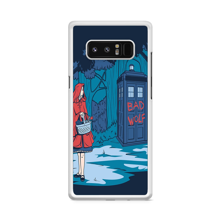 Little Red Riding Hood Tardis Samsung Galaxy Note 8 Case