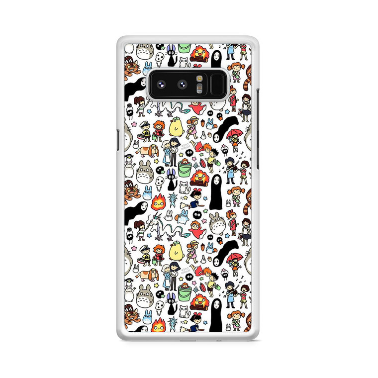 Kawaii Studio Ghibli Character Samsung Galaxy Note 8 Case