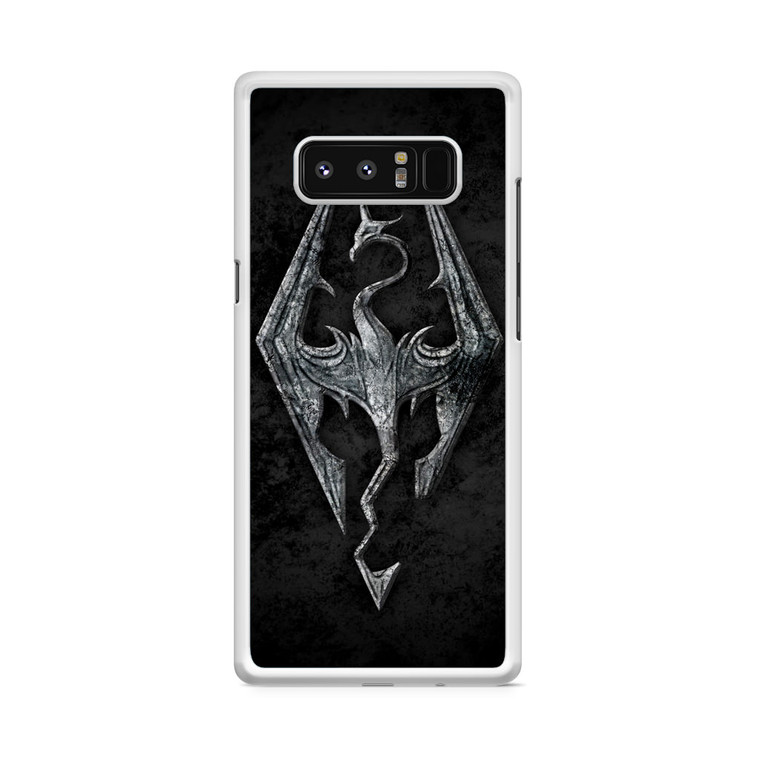 The Elder Scrolls Skyrim logo Samsung Galaxy Note 8 Case