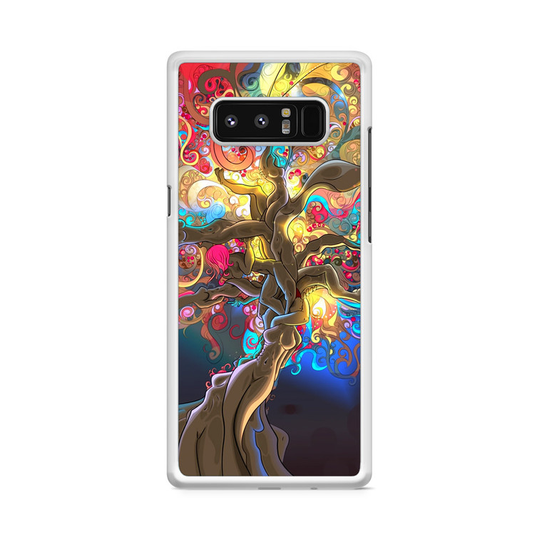 Artistic Psychedelic Womens Tree Samsung Galaxy Note 8 Case