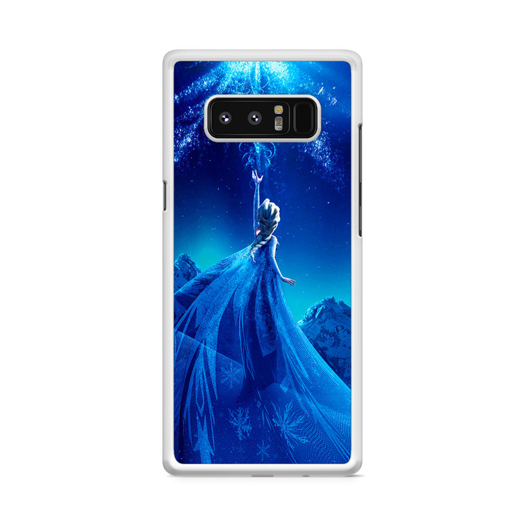 Elsa Frozen Queen Disney Illustration Samsung Galaxy Note 8 Case
