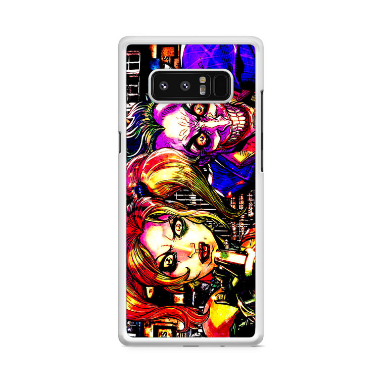 Harley Quinn Joker Comics Art Samsung Galaxy Note 8 Case