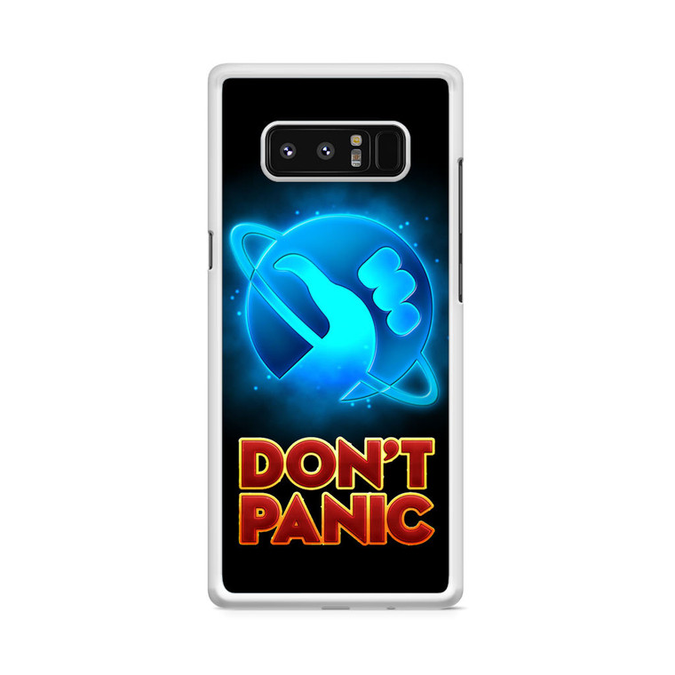 Hitchhiker's Guide To The Galaxy Dont Panic Samsung Galaxy Note 8 Case