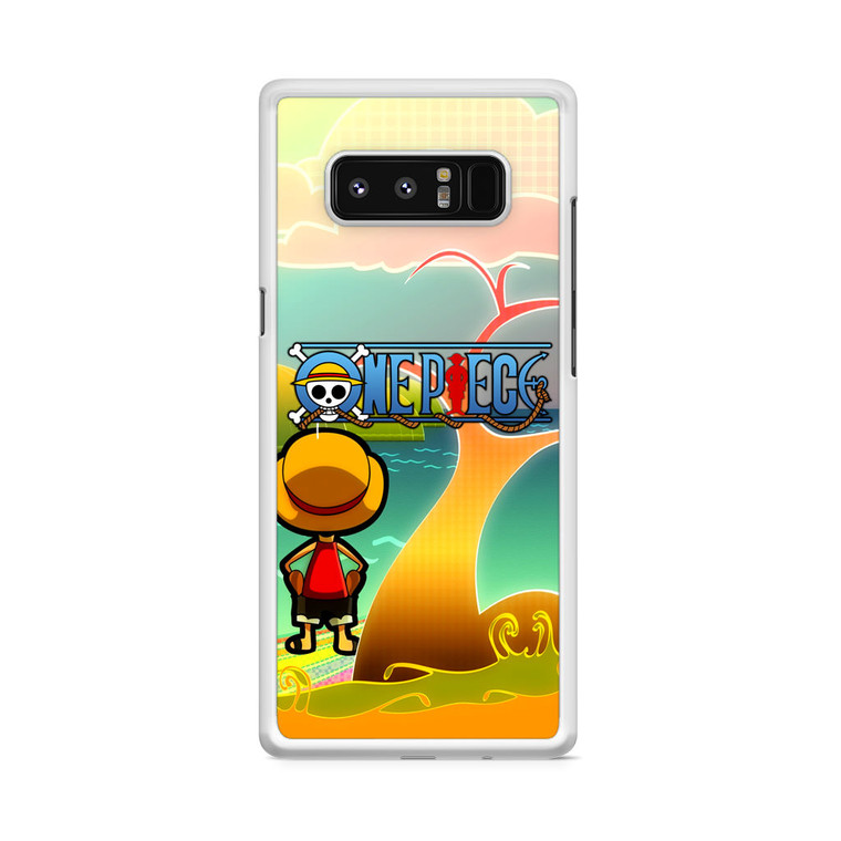 One Piece Chibi Luffy Samsung Galaxy Note 8 Case