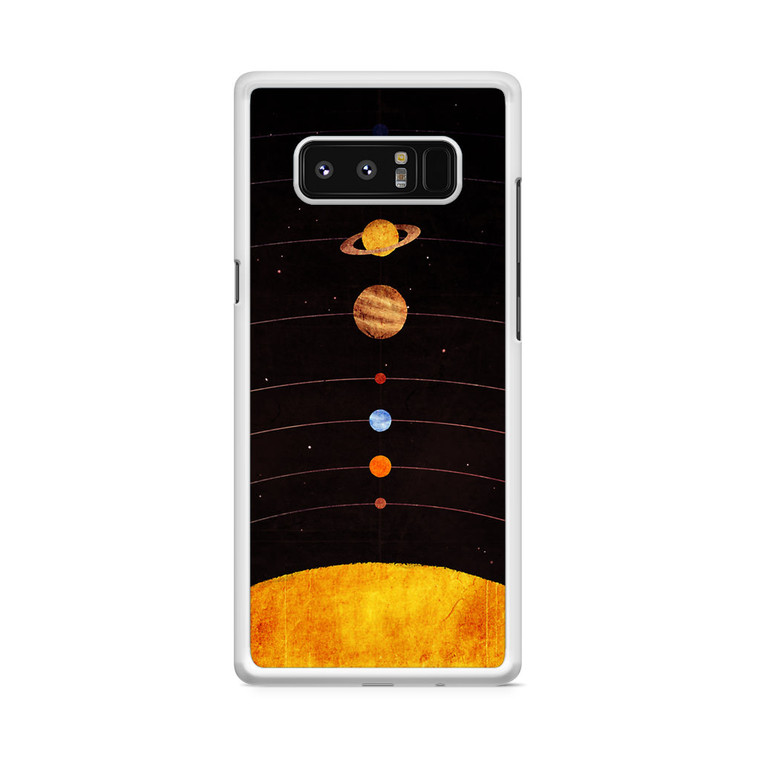 Solar System Samsung Galaxy Note 8 Case