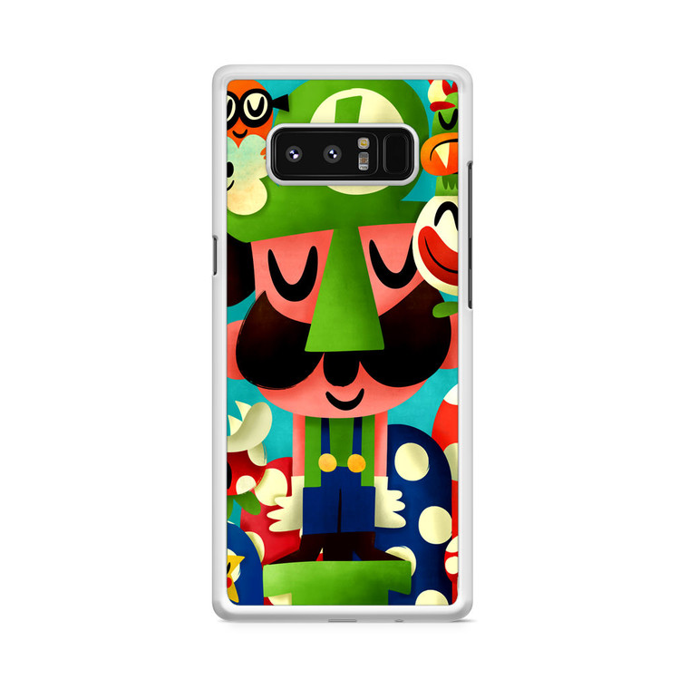 Super Mario Bros Luigi Samsung Galaxy Note 8 Case