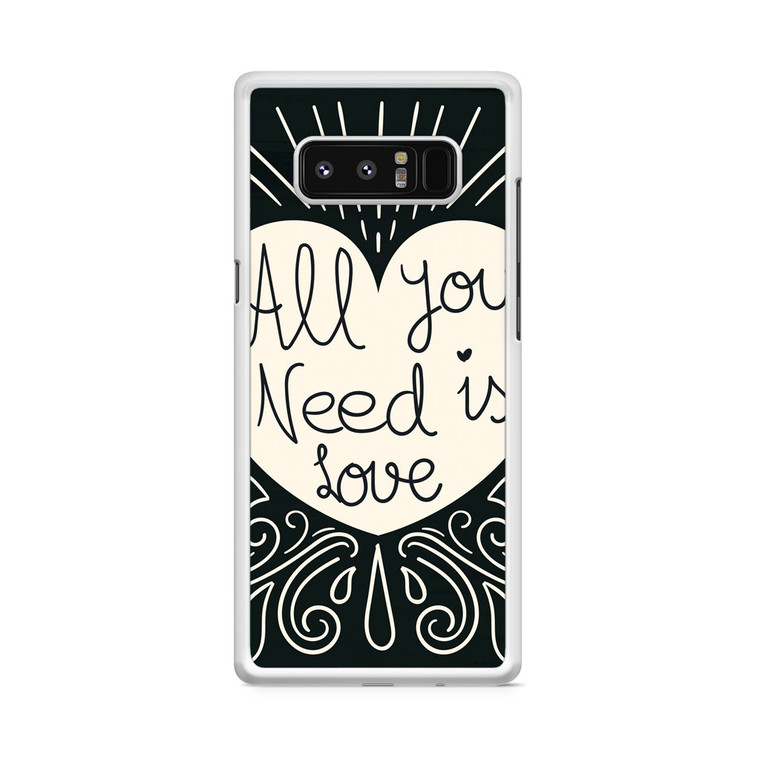 Drawn Love Samsung Galaxy Note 8 Case
