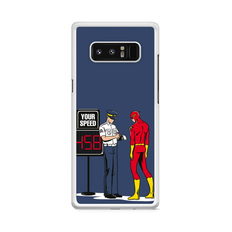 The Flash And The Cop Samsung Galaxy Note 8 Case