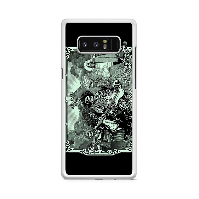 Jimi Hendrix, Kurt Cobain, Jim Morrison, Janis Joplin Samsung Galaxy Note 8 Case