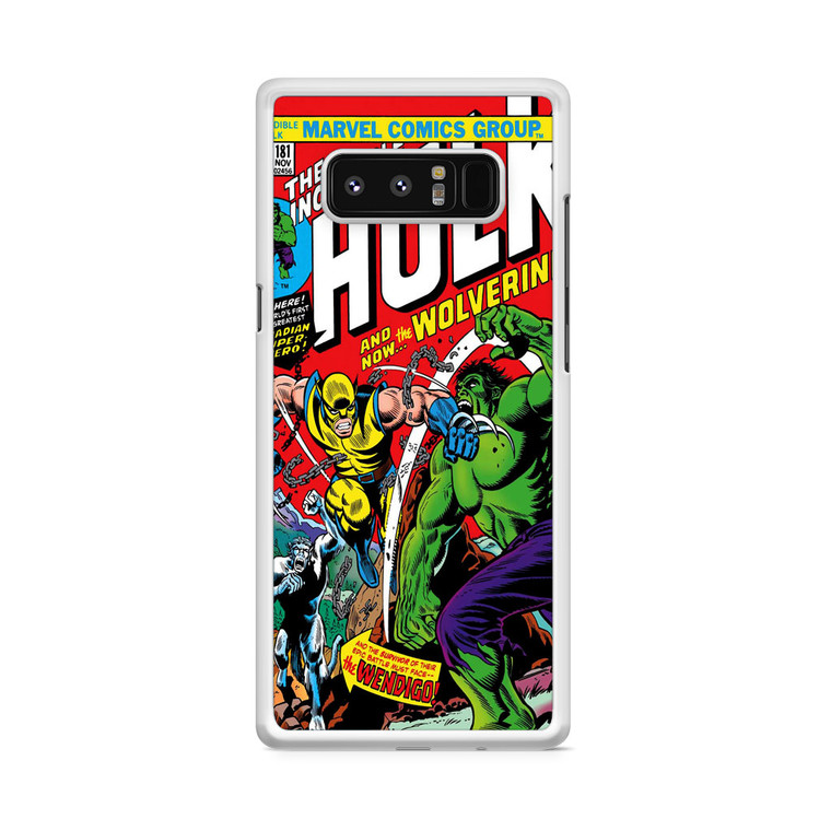 Marvel Comics Cover The Incredible Hulk Samsung Galaxy Note 8 Case