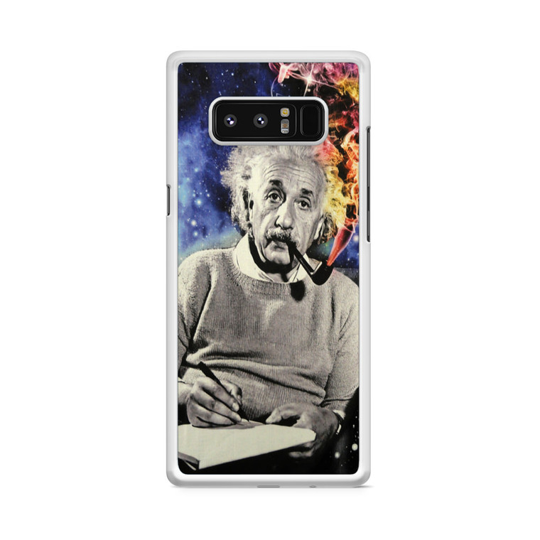 Albert Einstein Smoking Samsung Galaxy Note 8 Case