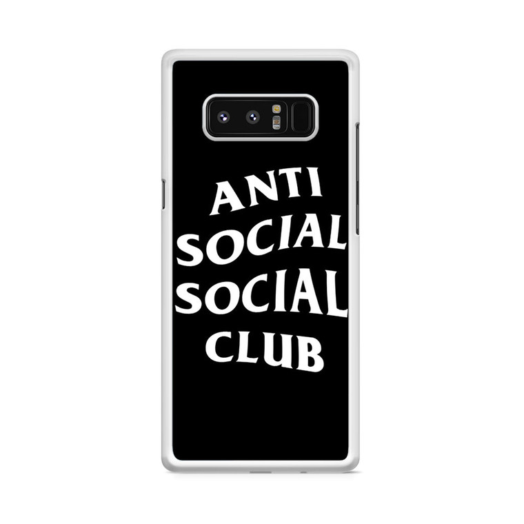Anti Social Social Club Black Samsung Galaxy Note 8 Case