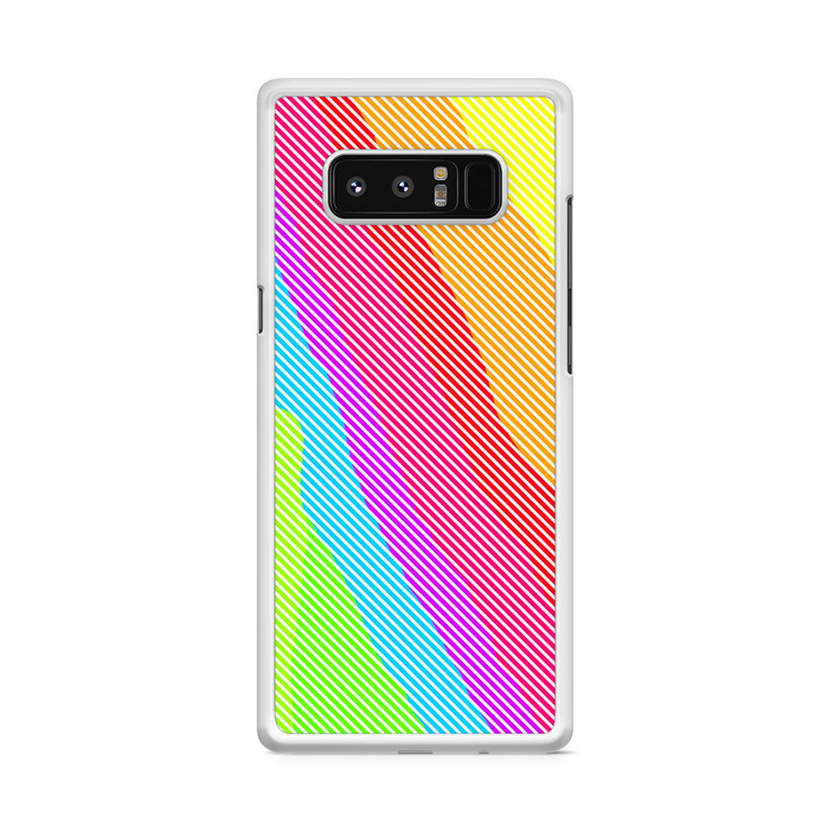 Colorful Stripes1 Samsung Galaxy Note 8 Case