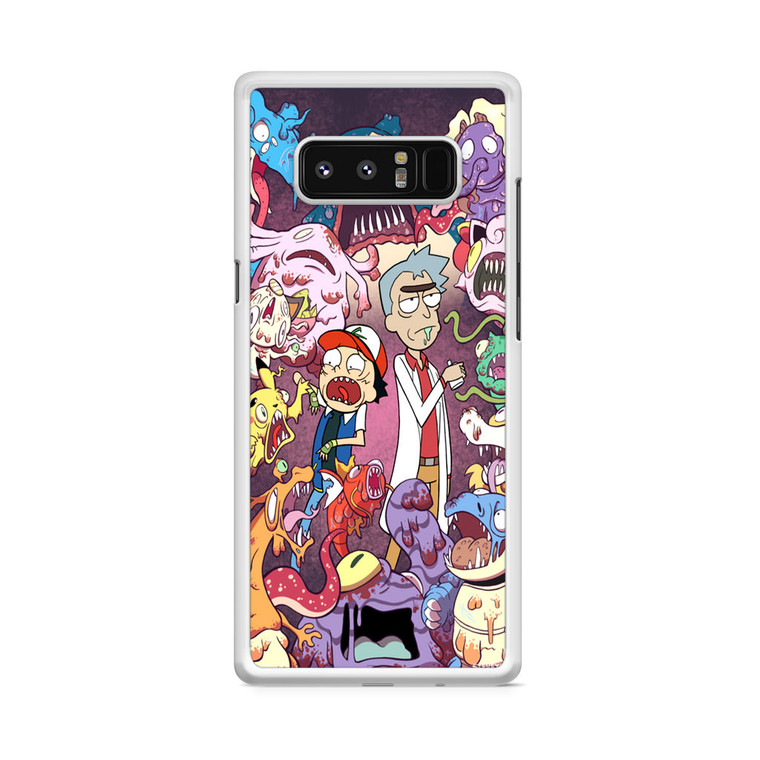 Rick And Morty Pokemon1 Samsung Galaxy Note 8 Case