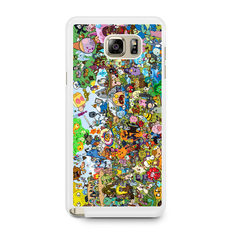 Adventure Time All Character Samsung Galaxy Note 5 Case