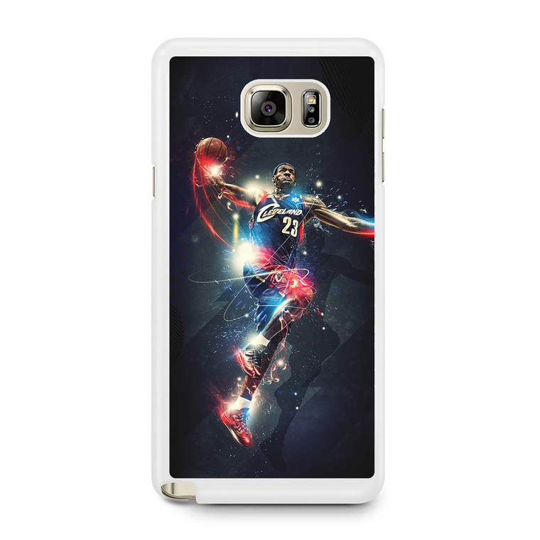 Lebron James Three Point Samsung Galaxy Note 5 Case