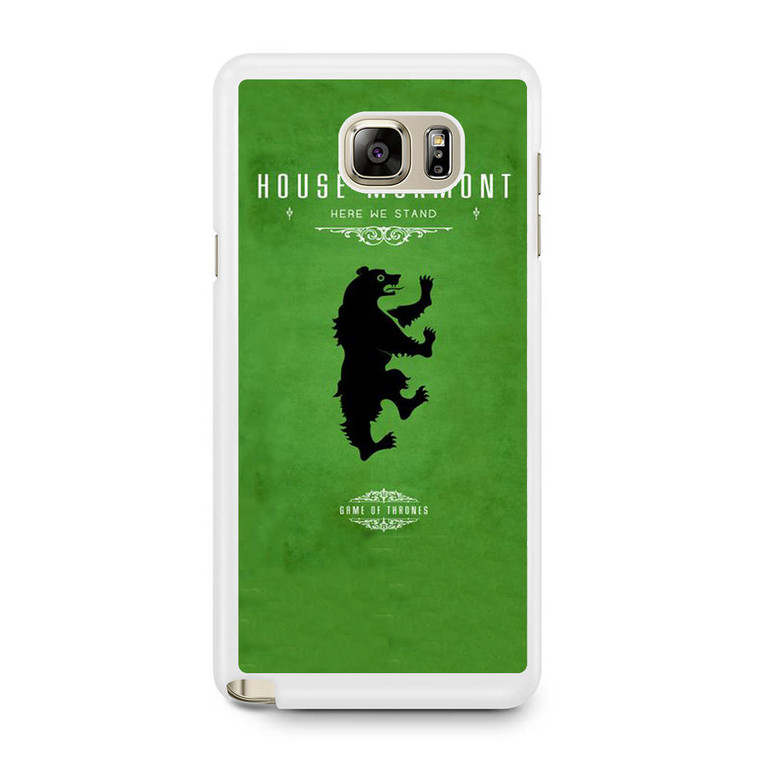 Game of Thrones - house mormont Samsung Galaxy Note 5 Case