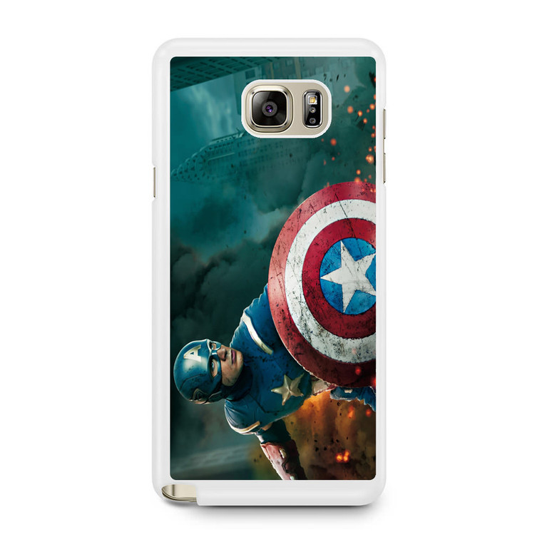 avengers captain america shield Samsung Galaxy Note 5 Case