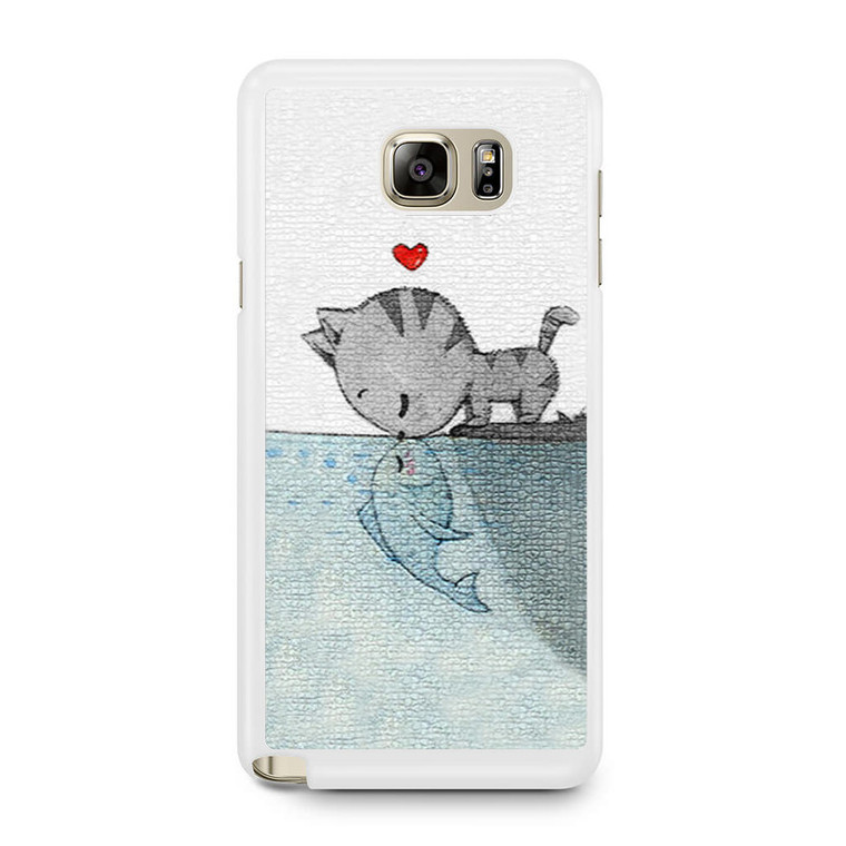 cat fish Samsung Galaxy Note 5 Case