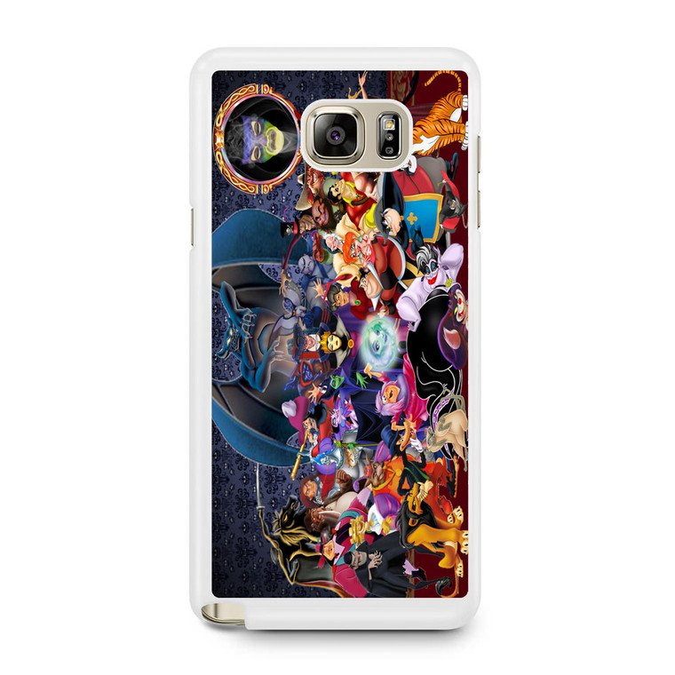 Disney All Villians Characters Samsung Galaxy Note 5 Case