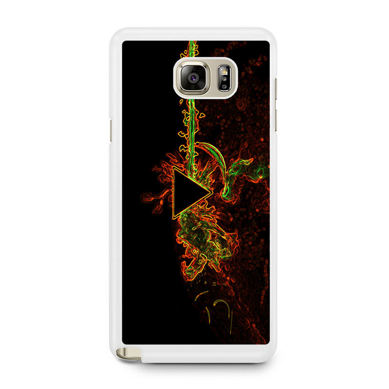 Pink Floyd Abstract Art Samsung Galaxy Note 5 Case