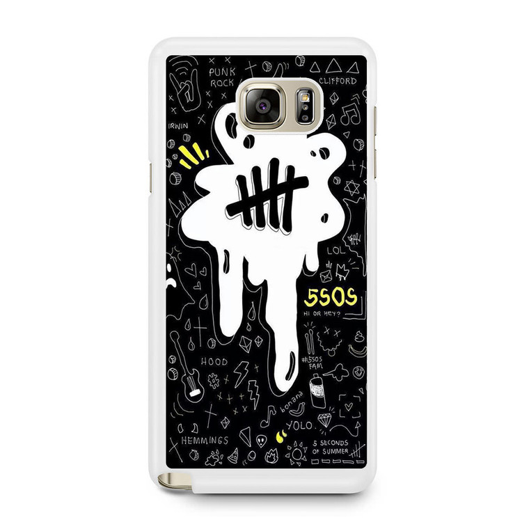 5SOS Melting Samsung Galaxy Note 5 Case