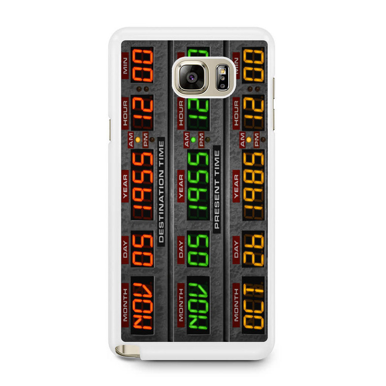 Back To The Future Time Circuits Samsung Galaxy Note 5 Case