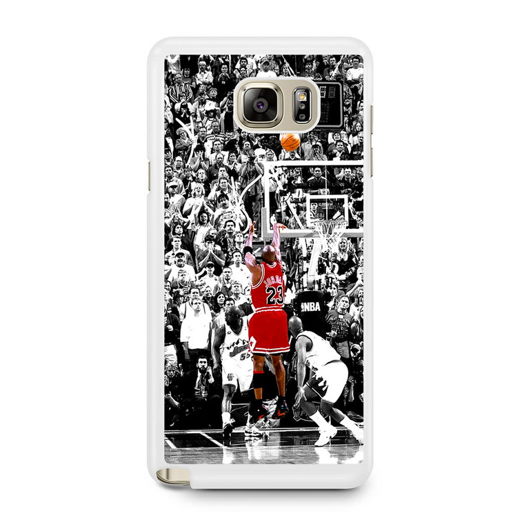 Michael Jordan Shoot in NBA Samsung Galaxy Note 5 Case