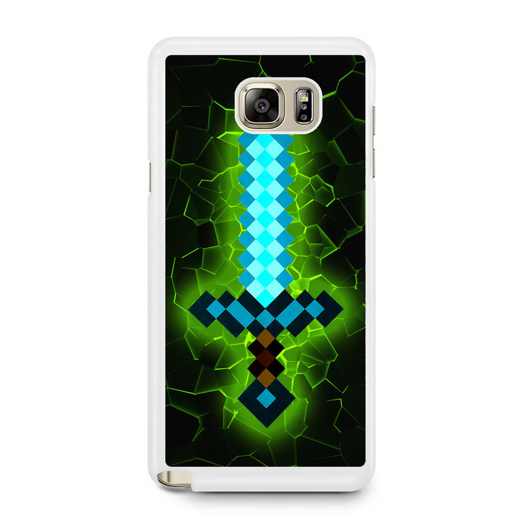 Minecraft Diamond Sword Samsung Galaxy Note 5 Case