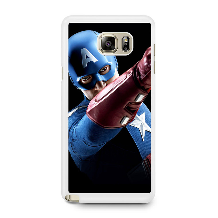 Avengers Captain America Art Samsung Galaxy Note 5 Case