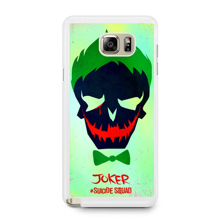 Movie Suicide Squad Joker Logo Samsung Galaxy Note 5 Case
