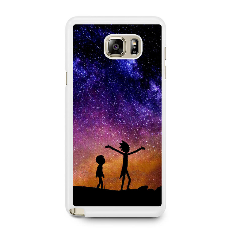 Rick and Morty Space Nebula Samsung Galaxy Note 5 Case