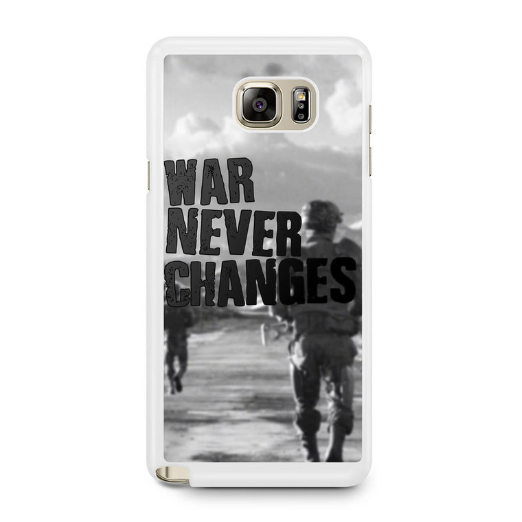 Fallout War Never Changes Quotes Samsung Galaxy Note 5 Case