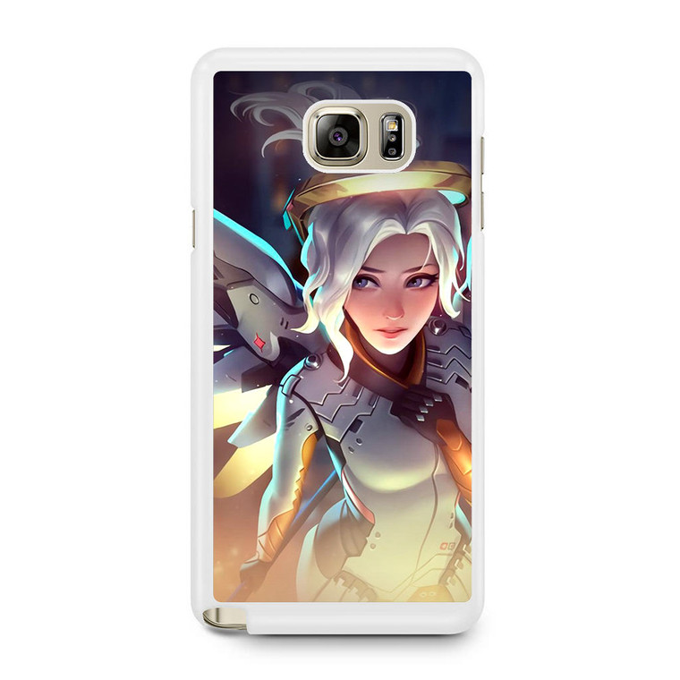 Mercy Overwatch Angel Healer Samsung Galaxy Note 5 Case