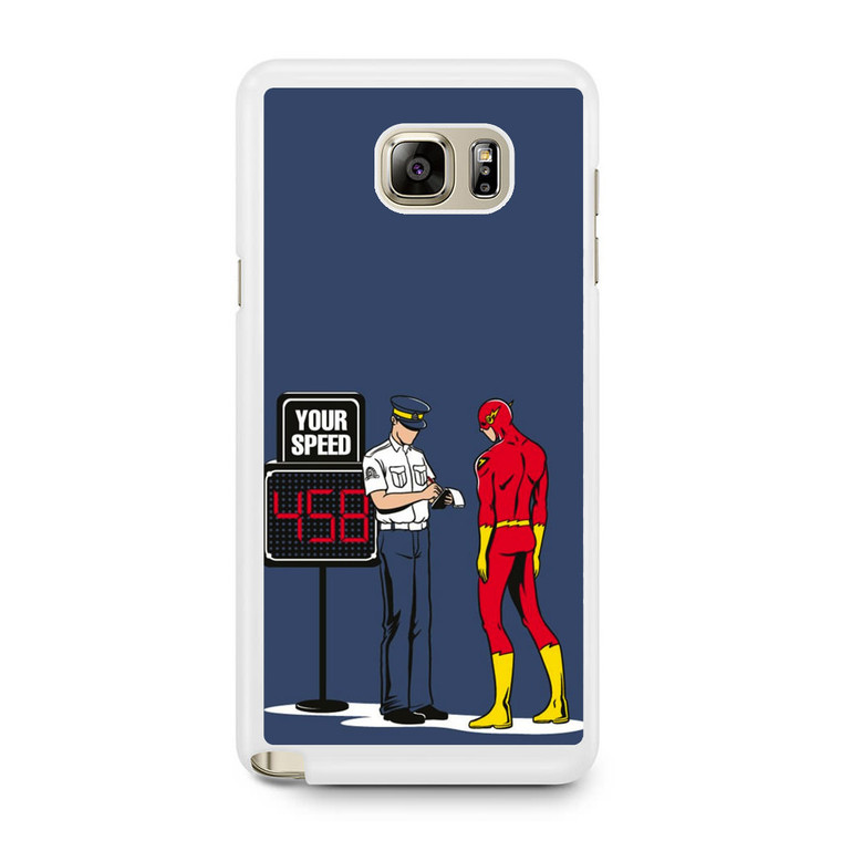 The Flash And The Cop Samsung Galaxy Note 5 Case