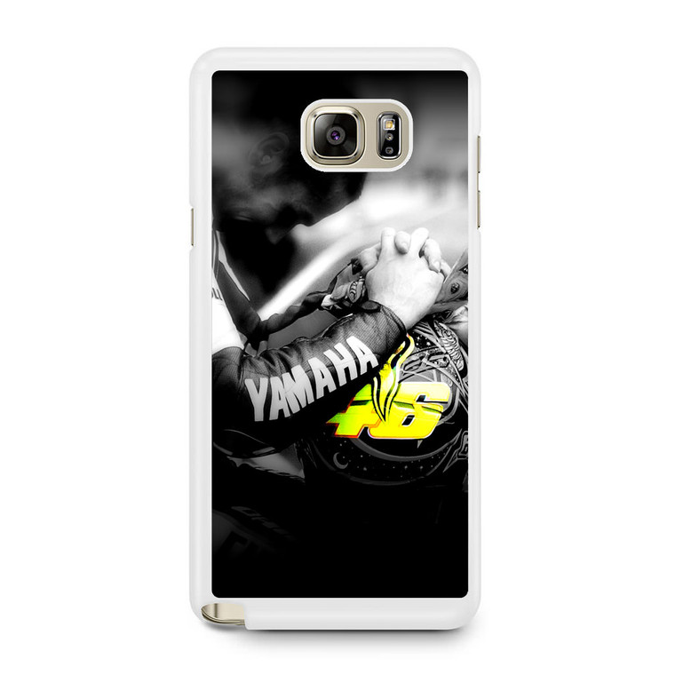 Valentino Rossi 46 Helm Samsung Galaxy Note 5 Case