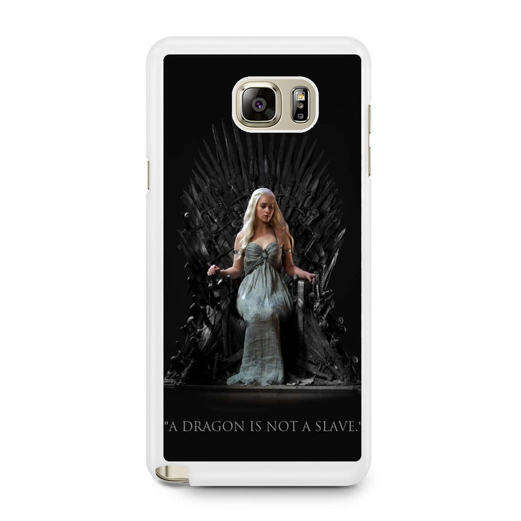 Game Of Throne Daenerys Targaryen Quote Samsung Galaxy Note 5 Case