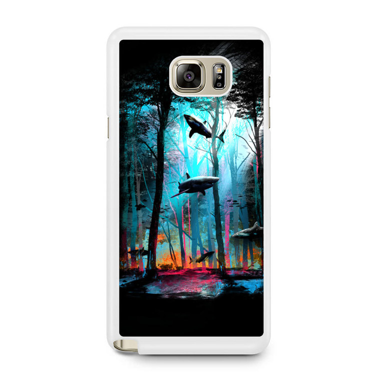 Shark Forest Samsung Galaxy Note 5 Case