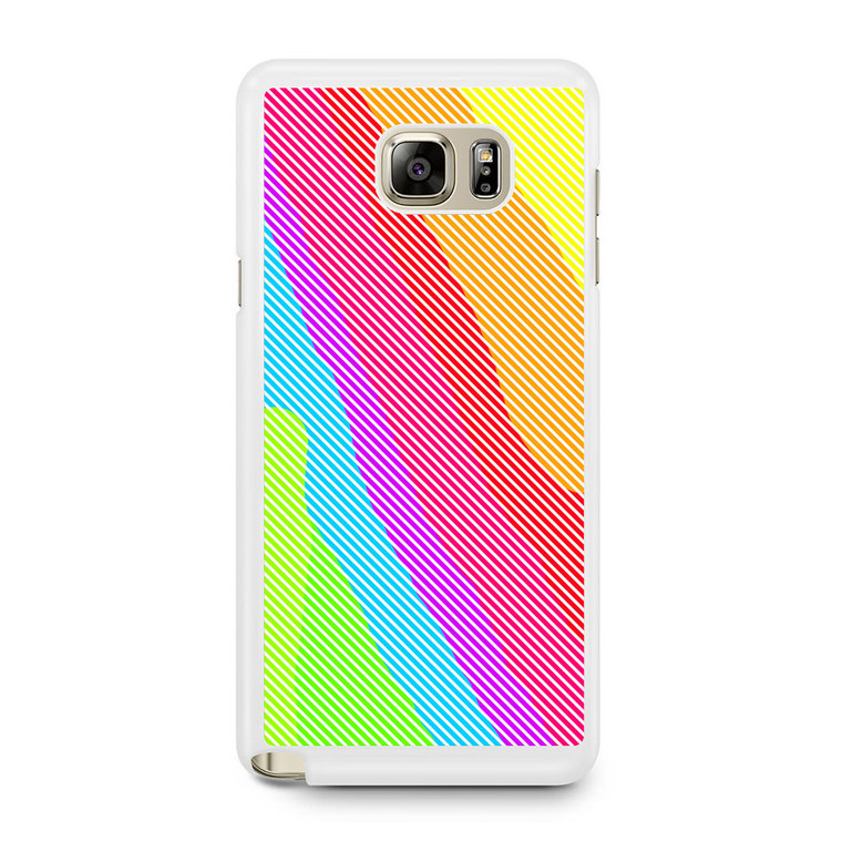 Colorful Stripes1 Samsung Galaxy Note 5 Case