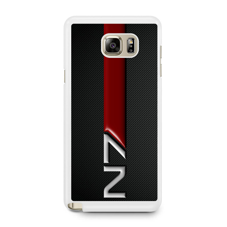 Mass Effect N7 Logo Carbon Samsung Galaxy Note 5 Case