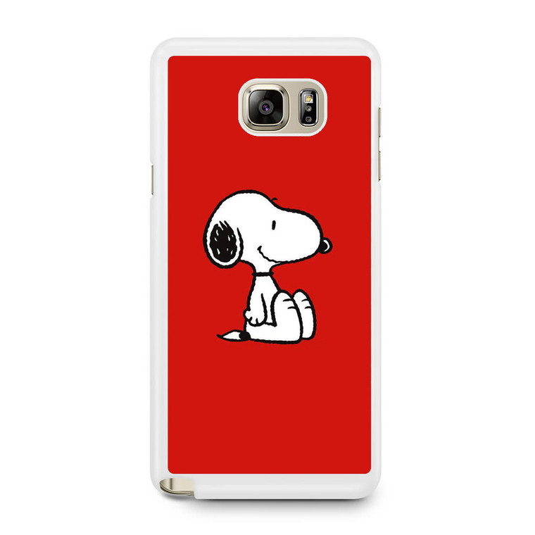 Snoopy Red Samsung Galaxy Note 5 Case