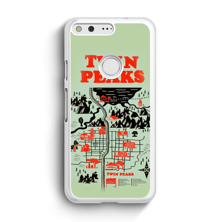 Welcome to Twin Peaks Map Google Pixel XL Case