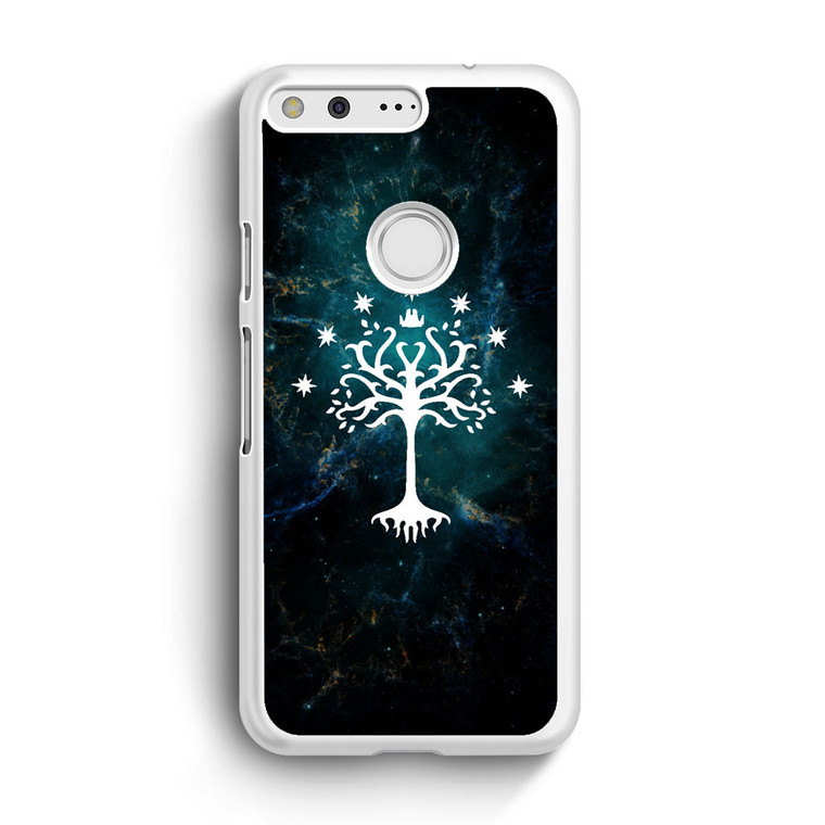 White Tree in Galaxy Nebula Google Pixel XL Case