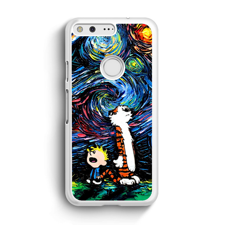 Calvin and Hobbes Art Starry Night Google Pixel XL Case