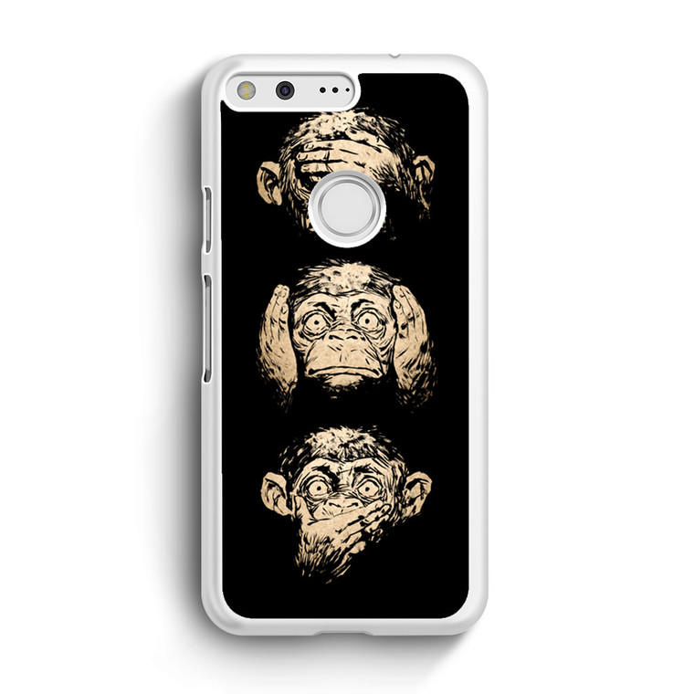 3 Wise Monkey Google Pixel XL Case