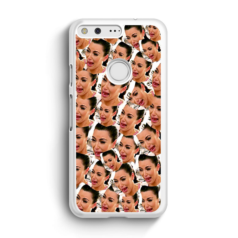 Kim Kardashian Crying Collage Google Pixel XL Case