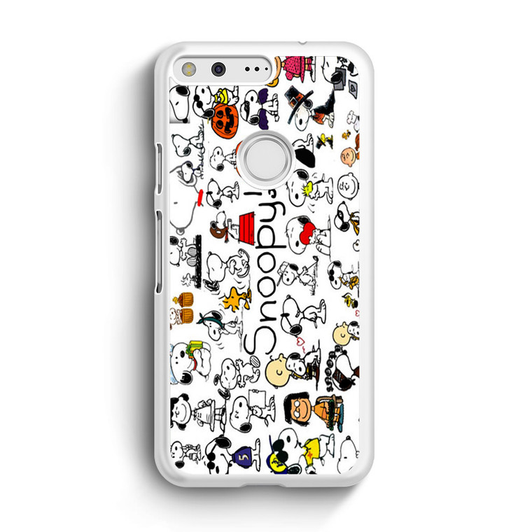 Snoopy Collage Google Pixel Case